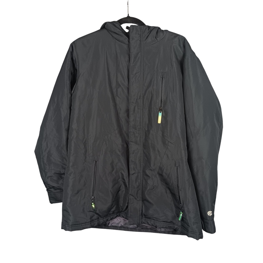Champion Girls' Black Lightweight Hooded Jacket XL (16-18) Outerwear